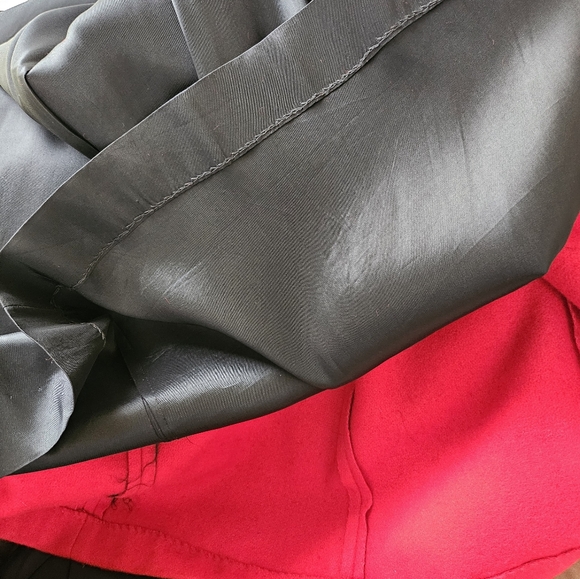 Vintage Red Wool Jacket Swing Coat 1960s Union Tag Fur Hat - Picture 7 of 15